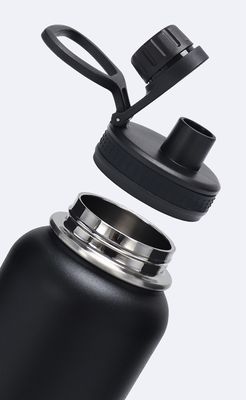 Coupe thermos en acier inoxydable 304 de grande capacité avec poignée et logo personnalisé