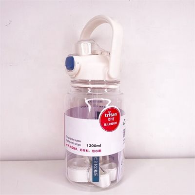297g de plastique sportif réutilisable motivationnel demi-gallon fût à dégradation bouteille d'eau Tritan