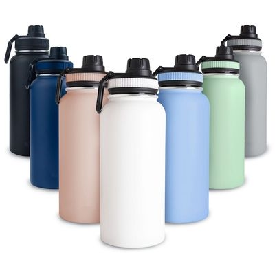 Bouteilles sous vide Thermoses 32OZ Logo personnalisé Bouteille thermo à double paroi en acier inoxydable