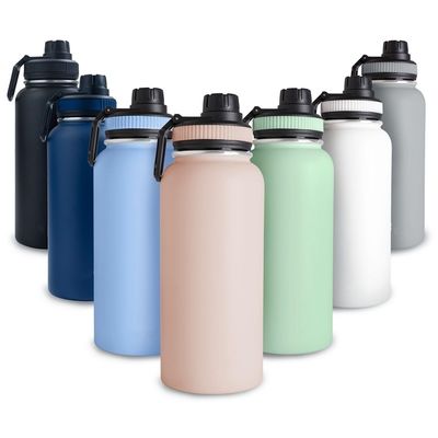 Bouteilles sous vide Thermoses 32OZ Logo personnalisé Bouteille thermo à double paroi en acier inoxydable