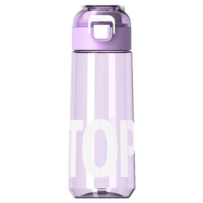 Bouteille d'eau en plastique BPA gratuit Tritan personnalisé motivation pour les écolières