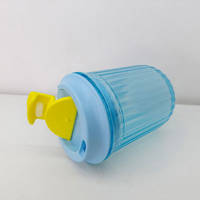 Coupe de café en plastique réutilisable avec couvercle Durable Tritan Bouteille d'eau double paroi