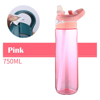 750 ml de bouteille de shaker de protéines de fitness avec paille de Tritane