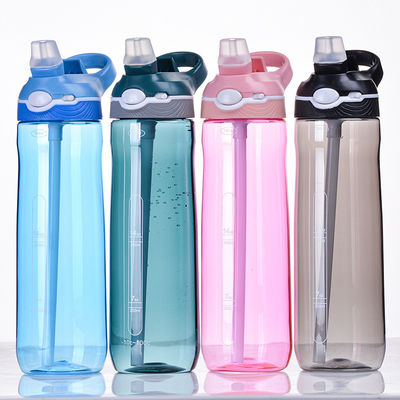 Applicable eau bouillante 750 ml bouteille d'eau de sport en plastique Tritan avec poignée pour adultes