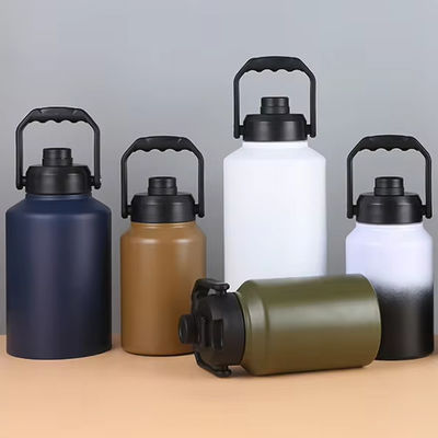 Bouteille thermos portable pour voyages en plein air de 2 litres avec une grande capacité et 304 en acier inoxydable
