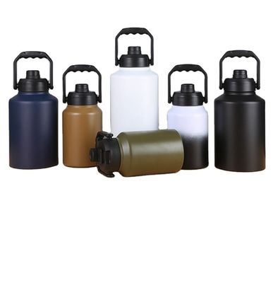 Bouteille d'eau isolée en acier inoxydable de 2 litres Gardez vos boissons chaudes et froides pendant 24 heures