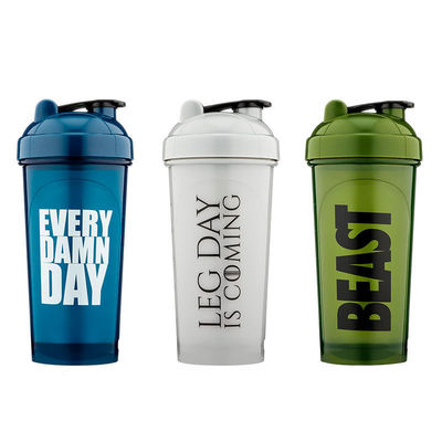 Logo du client Gym Shaker 400ml 600ml Gym Sport Bouteille d'eau en plastique