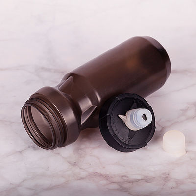 Style de conception minimaliste, plastique sans BPA pour les sports, bouteille d'eau pressée pour la course cycliste