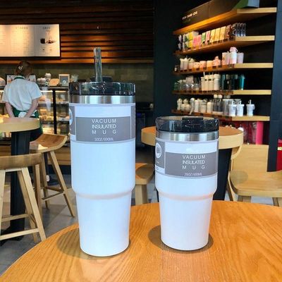 Bouteilles thermos portables avec paillettes personnalisées 20 oz / 30 oz de verre d'eau isolée en acier inoxydable
