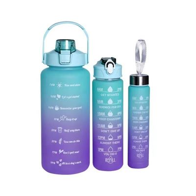 Enfants chauds 3 en 1 ensemble Bouteille avec paille Pour les enfants de l' école 2000ml 900ml 300ml capacité