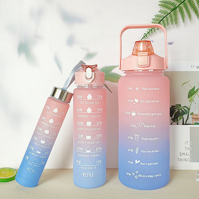 Enfants chauds 3 en 1 ensemble Bouteille avec paille Pour les enfants de l' école 2000ml 900ml 300ml capacité