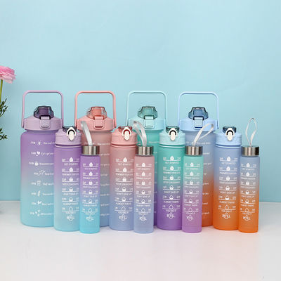 Enfants chauds 3 en 1 ensemble Bouteille avec paille Pour les enfants de l' école 2000ml 900ml 300ml capacité