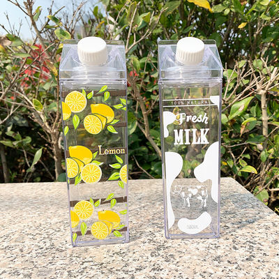 Unisexe 500 ml bouteille d'eau en plastique clair applicable à l' eau bouillante