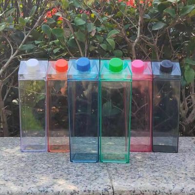 Unisexe 500 ml bouteille d'eau en plastique clair applicable à l' eau bouillante