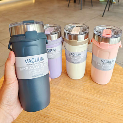 Logo personnalisé Acceptable Coupe de voyage extérieur en acier inoxydable avec corde de silicone