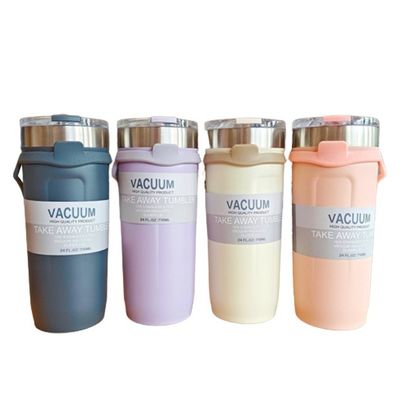 Logo personnalisé Acceptable Coupe de voyage extérieur en acier inoxydable avec corde de silicone