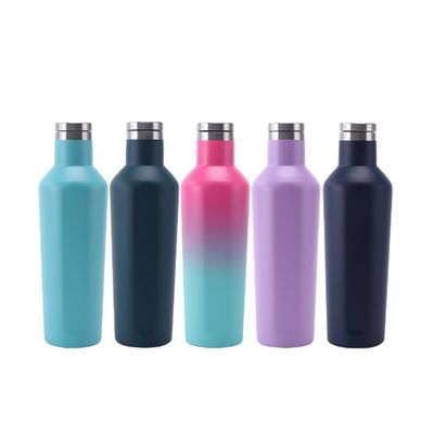 17 oz Salle de sport écologique isolée en acier inoxydable Logo personnalisé Bouteille d'eau sportive imperméable