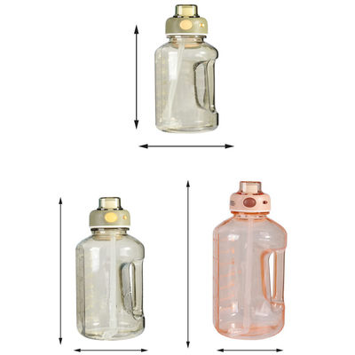 1Bouteille d'eau en plastique personnalisée de style américain pour le remplissage de voitures de sport et de gym.