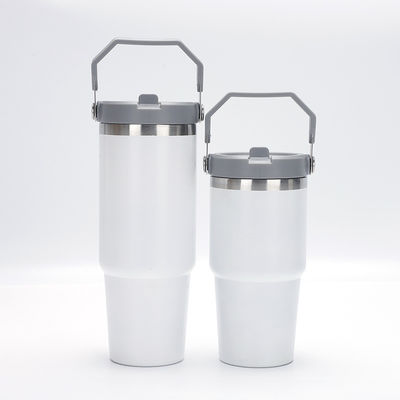 Bouteille thermos de voyage isolée sous vide en acier inoxydable 40 oz avec couvercle et poignée