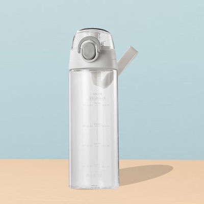 Accessoires de boissons en extérieur Grippe à main Bouteille d'eau en plastique Tritan avec temps de motivation