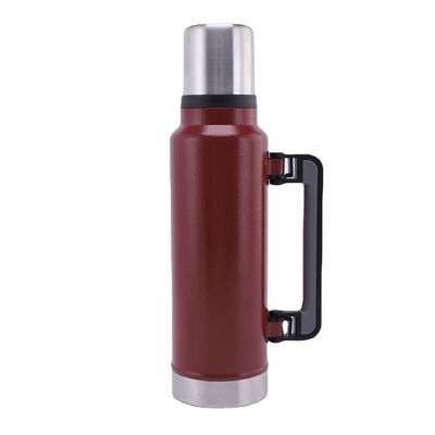Logo personnalisé Bouilloire en acier inoxydable de 1900 ml Idéal pour la randonnée, le camping et le fitness en plein air