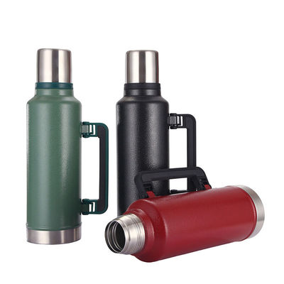 Logo personnalisé Bouilloire en acier inoxydable de 1900 ml Idéal pour la randonnée, le camping et le fitness en plein air