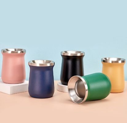 Bouteille en acier inoxydable 12 oz isolée couleur étanche tasse de café de bureau