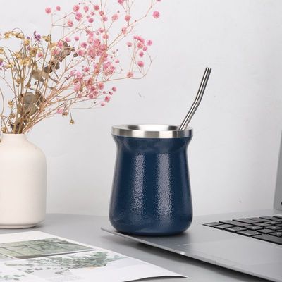 Bouteille en acier inoxydable 12 oz isolée couleur étanche tasse de café de bureau