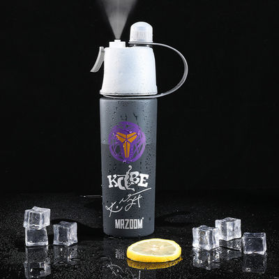 Unisexe Voyage en plein air Cool Vélo double muré 600 ml Bouteille isolée en plastique
