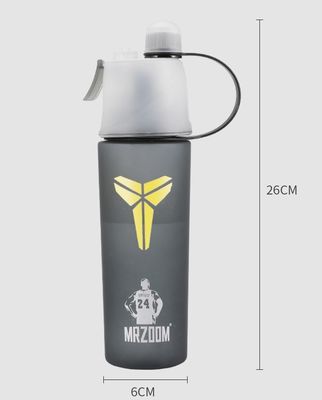 400/600 ml Gobelets d'eau de sport en plastique extérieur avec méthode d'écoulement de l'eau