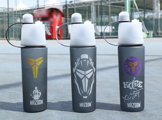 400/600 ml Gobelets d'eau de sport en plastique extérieur avec méthode d'écoulement de l'eau