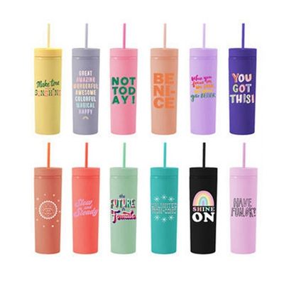Plusieurs styles de conception Bouteilles d'eau en plastique de qualité alimentaire de 16 oz pour le tumbler