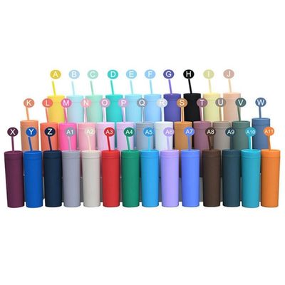 Plusieurs styles de conception Bouteilles d'eau en plastique de qualité alimentaire de 16 oz pour le tumbler