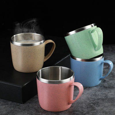 Une tasse en acier inoxydable de 220 ml à double repassage