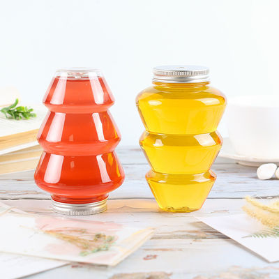 500 ml de bouteille de jus de bonhomme de neige transparente et créative avec couvercle pour les articles de fête