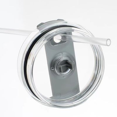 Coupe de sport en acier inoxydable de grande capacité, tasses colorées avec paille et poignée.