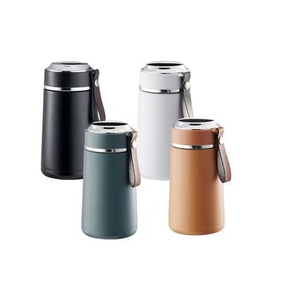 Bouteille d'eau à vide en acier inoxydable de 350 ml à motifs personnalisés Portable pour étudiants en plein air