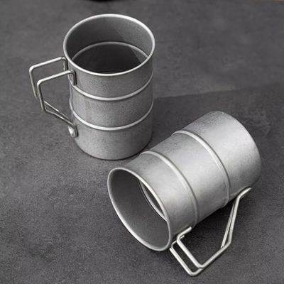 Bouteille d'eau de bière portable en acier inoxydable 304 avec poignée style de conception minimaliste