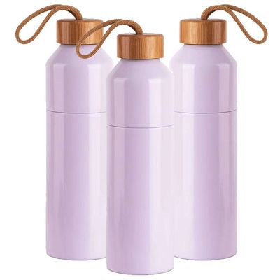 Bouteille d'eau en acier inoxydable à vide 500 ml Logo personnalisé Idéal pour les voyages et les sports