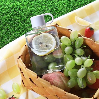 Bouteille d'eau claire extérieure Portable Tritan Mini plastique tasse d'eau pour la résistance à la chute