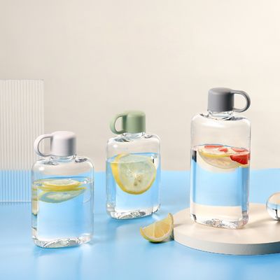 Activité en plein air Tritan 360/500ml Portable Petite Bouteille d'eau en plastique clair