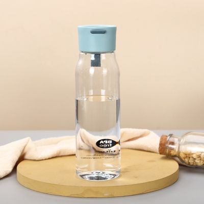 550 ml de bouteille d'eau de Tritan en plastique sans Bpa, résistant à la fuite, recyclable, idéal pour courir