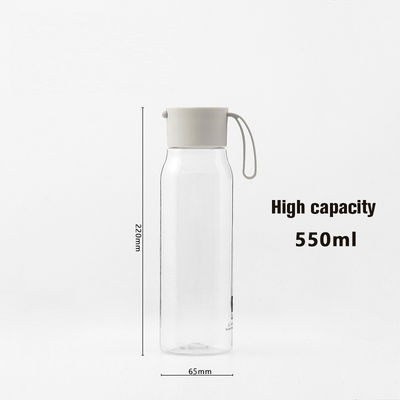 550 ml de bouteille d'eau de Tritan en plastique sans Bpa, résistant à la fuite, recyclable, idéal pour courir