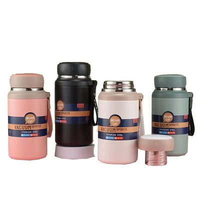 Coupe thermos portable en acier inoxydable 316 750 ml/1000 ml de grande capacité pour le sport en plein air
