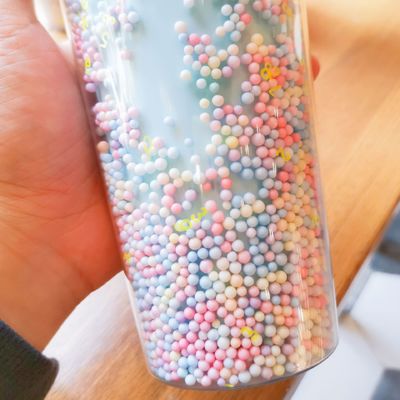 Performance d'isolation thermique 550 ml Glitter clair sans BPA
