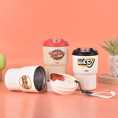 Logo personnalisé 350ml tasse en acier inoxydable bouteille d'eau de voyage portable pour cadeau d'étudiant