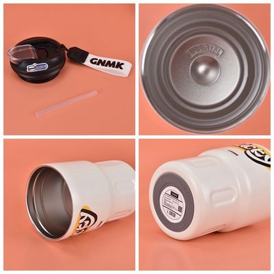 Logo personnalisé 350ml tasse en acier inoxydable bouteille d'eau de voyage portable pour cadeau d'étudiant