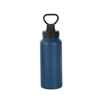 Bouteilles sportives isolées sous vide en acier inoxydable portatives directes de 1000 ml avec poignée