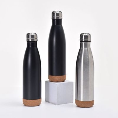 Bouteille de boissons à double vide en acier inoxydable de 500 ml pour les voyages et les sports