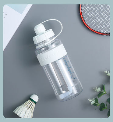 Boisson directe unisexe 1000 ml sans BPA Tritan motivationnel salle de gym Bouteille d'eau en plastique avec horodatage